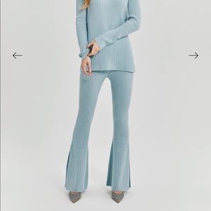 Something Navy Ribbed Flare